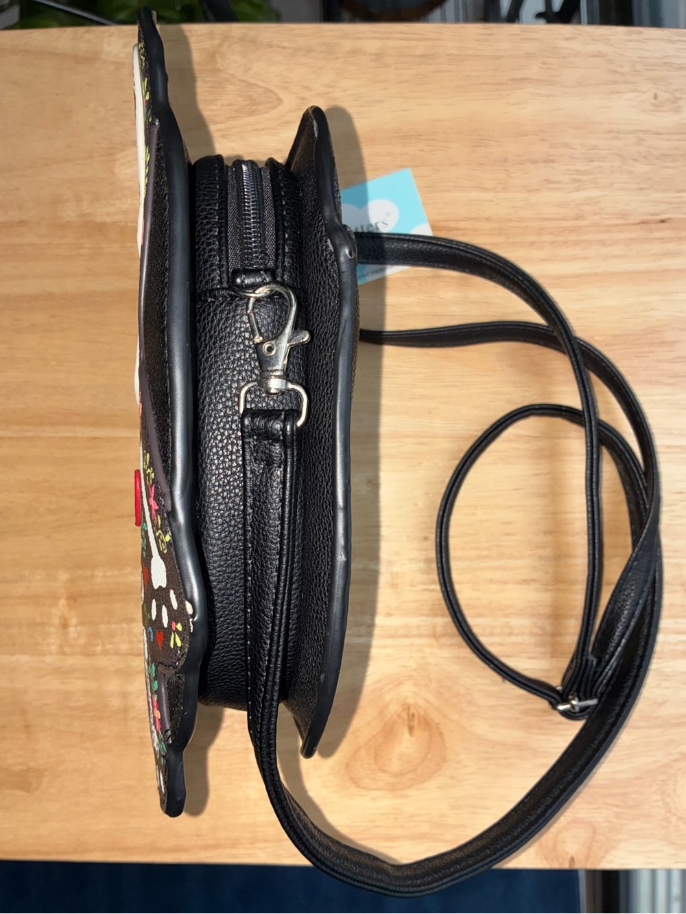 Sleepyville Critters NWT Sugar Skull Skeleton Crossbody Bag Day of the Dead - Picture 2 of 13